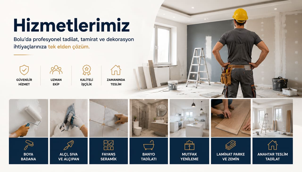 Bolu tadilat tamirat hizmetleri
